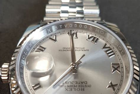 rolex oyster perpetual datejust rolex no serial number between lugs|rolex years by serial number.